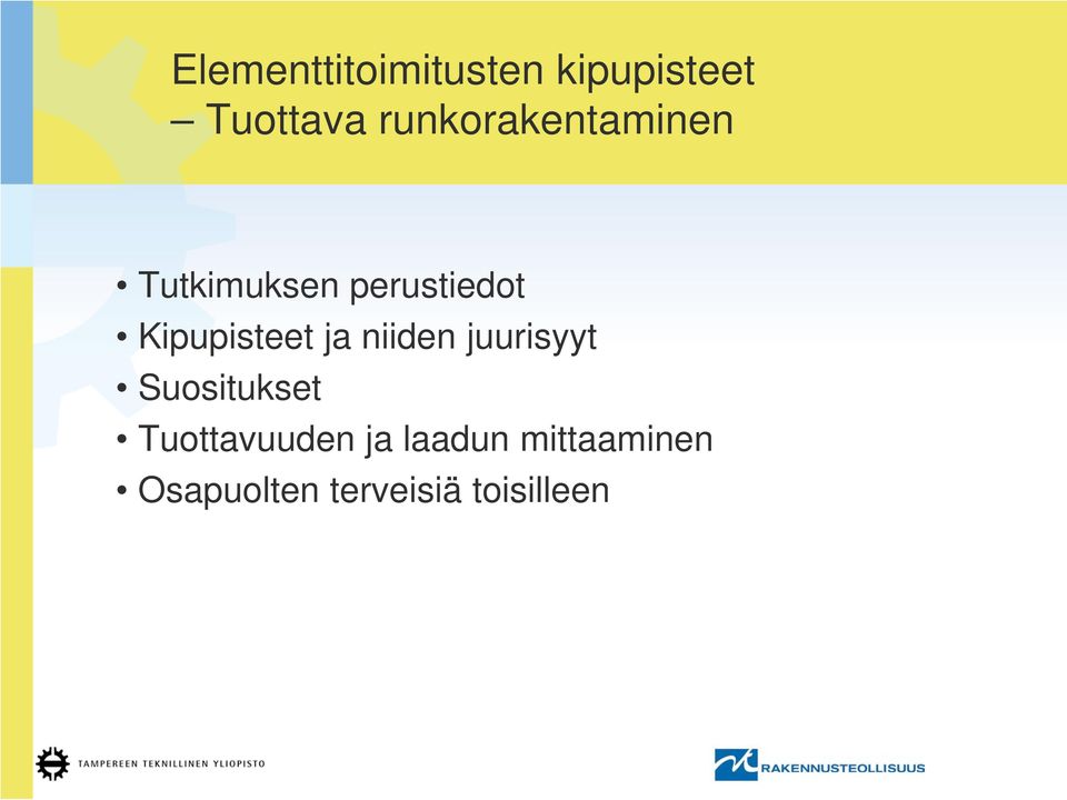 Kipupisteet ja niiden juurisyyt Suositukset