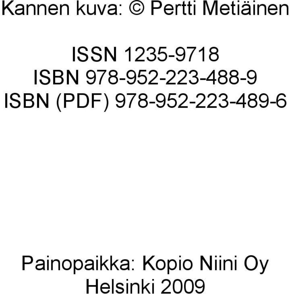 ISBN (PDF) 978-952-223-489-6