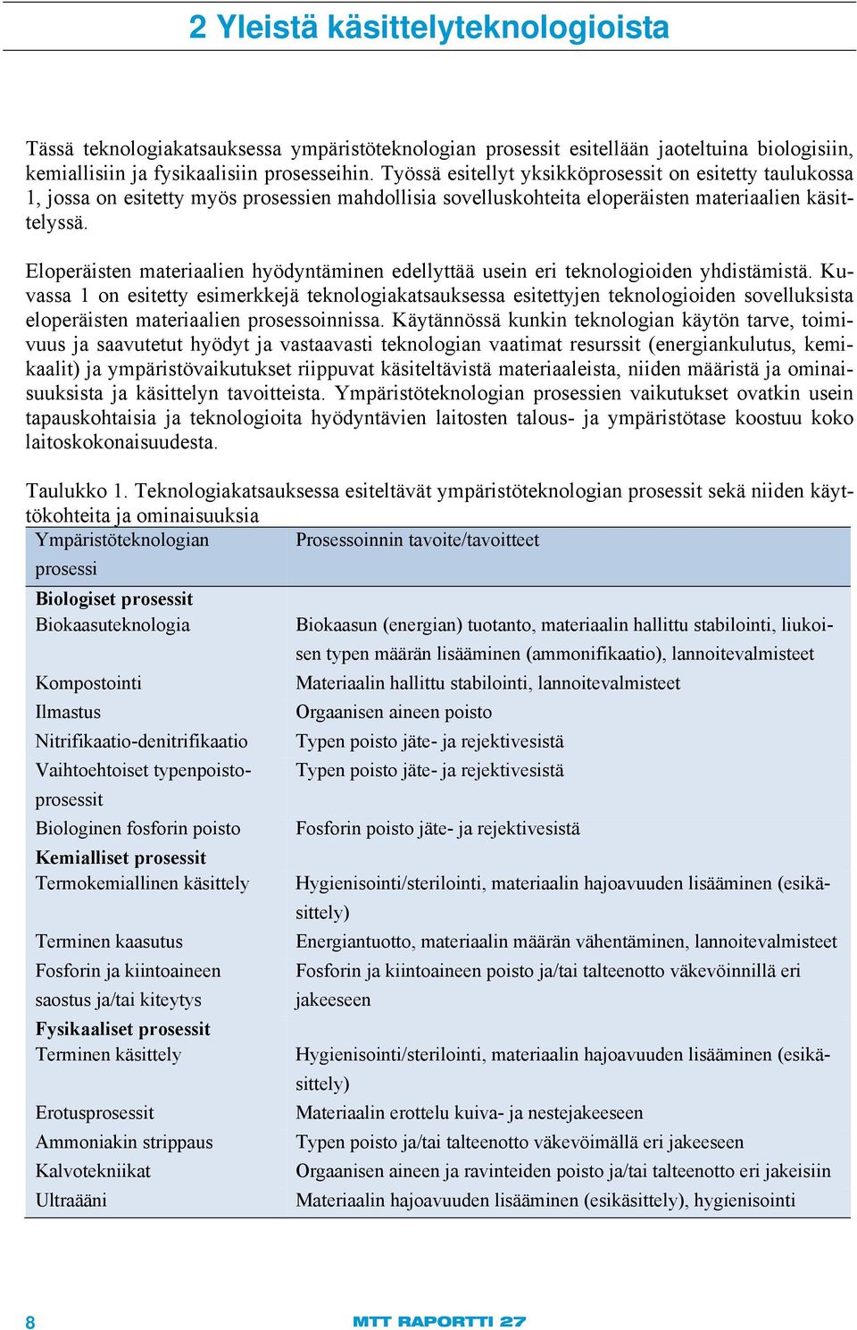 Eloperäisten materiaalien hyödyntäminen edellyttää usein eri teknologioiden yhdistämistä.