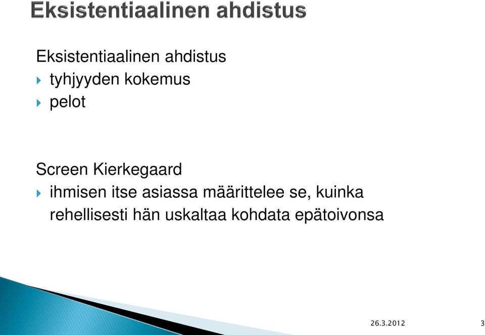 itse asiassa määrittelee se, kuinka