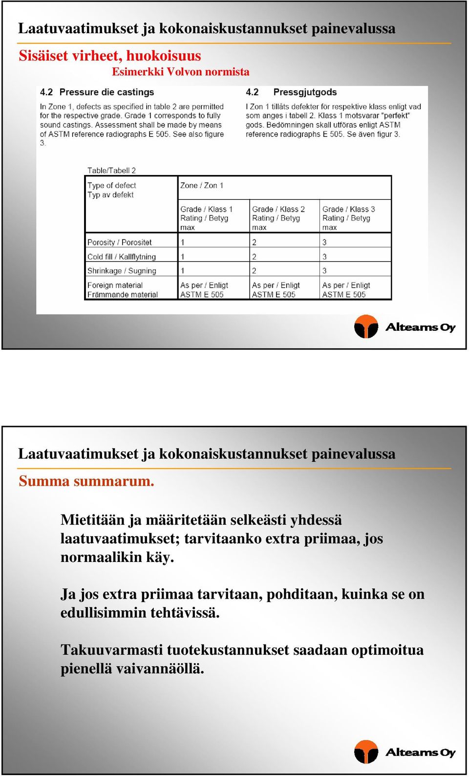 priimaa, jos normaalikin käy.