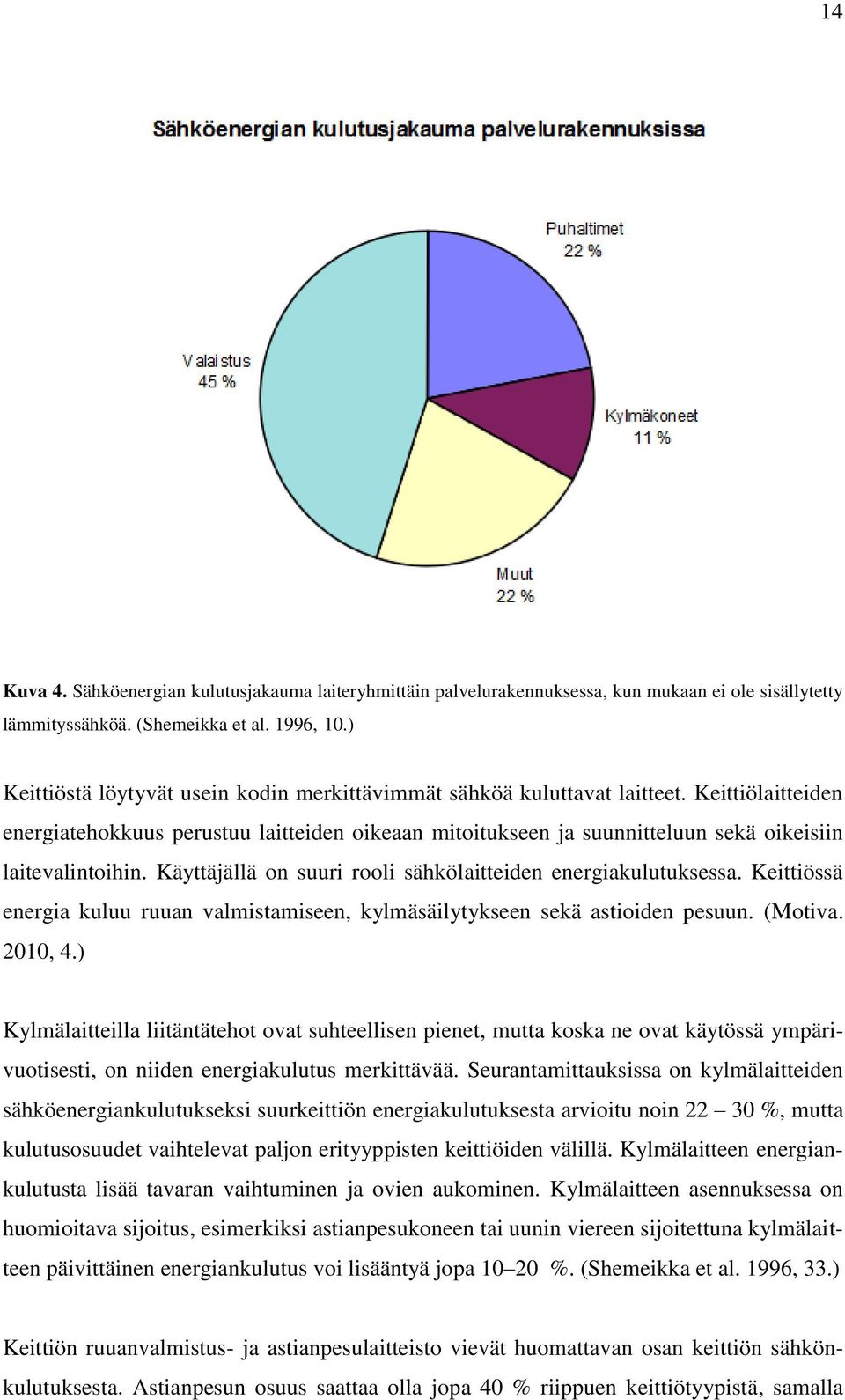 Keittiölaitteiden energiatehokkuus perustuu laitteiden oikeaan mitoitukseen ja suunnitteluun sekä oikeisiin laitevalintoihin. Käyttäjällä on suuri rooli sähkölaitteiden energiakulutuksessa.