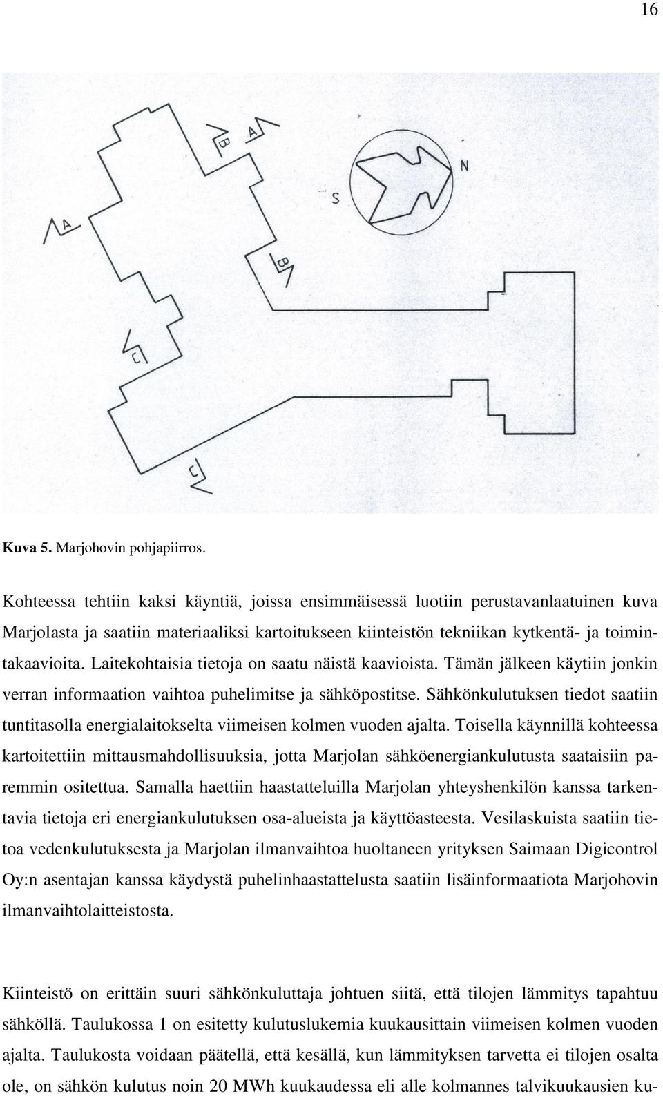 Laitekohtaisia tietoja on saatu näistä kaavioista. Tämän jälkeen käytiin jonkin verran informaation vaihtoa puhelimitse ja sähköpostitse.