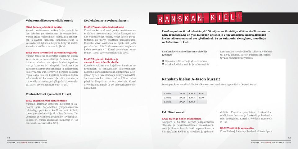 Kurssi arvostellaan ENA8 Puhu ja ymmärrä paremmin englantia Kurssin tarkoitus on kehittää englannin kielen keskustelu- ja ilmaisutaitoja.