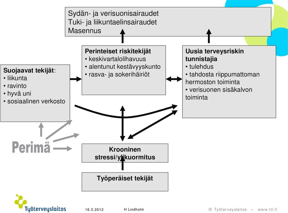 kestävyyskunto rasva- ja sokerihäiriöt Uusia terveysriskin tunnistajia tulehdus tahdosta