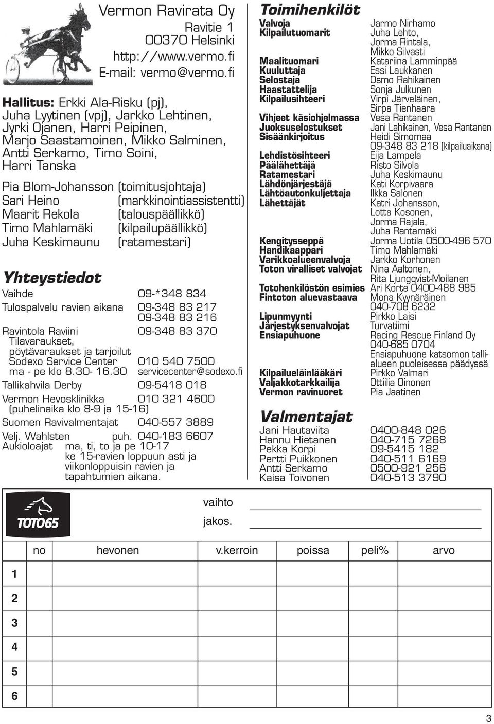 Helsinki http://www.vermo.fi E-mail: vermo@vermo.