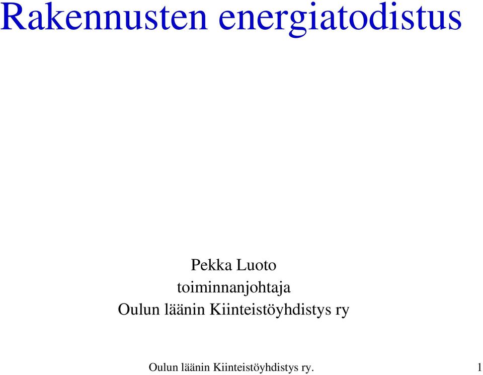 Oulun läänin Kiinteistöyhdistys