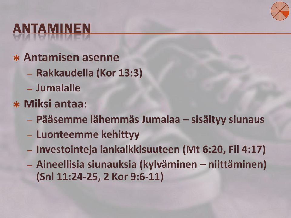 kehittyy Investointeja iankaikkisuuteen (Mt 6:20, Fil 4:17)