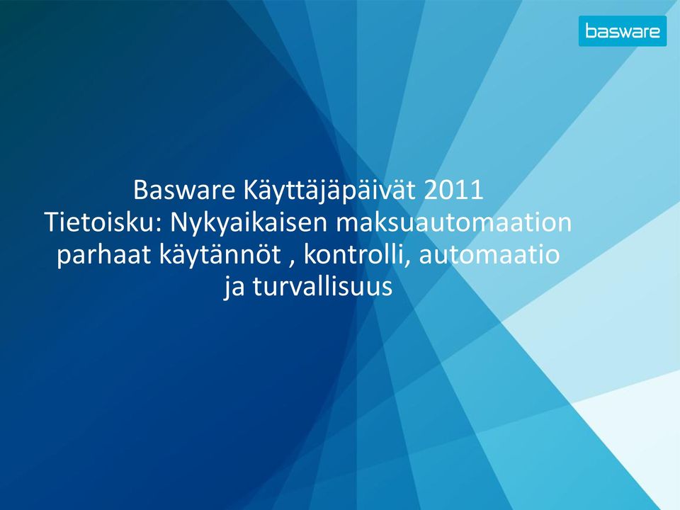 maksuautomaation parhaat