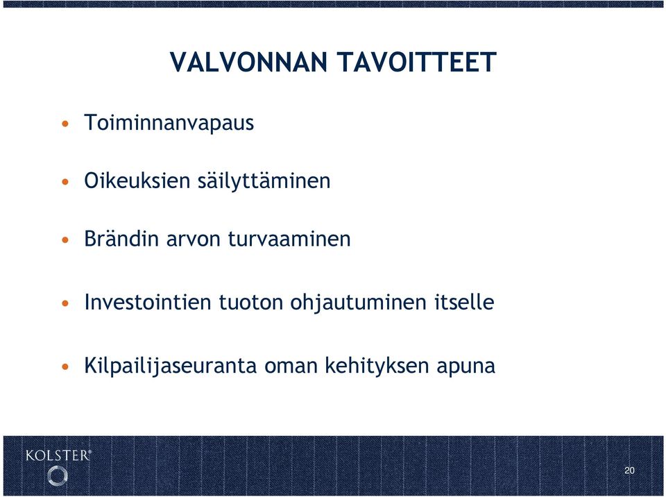 turvaaminen Investointien tuoton