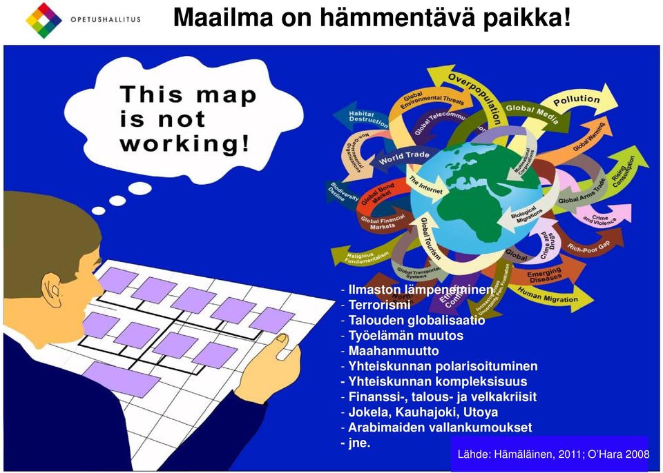 - Maahanmuutto - Yhteiskunnan polarisoituminen - Yhteiskunnan kompleksisuus -