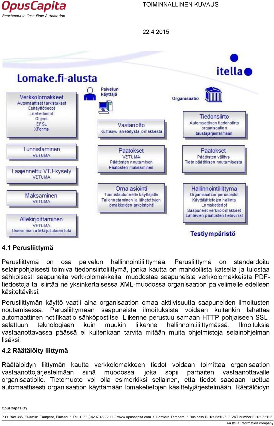 verkkolomakkeista PDFtiedostoja tai siirtää ne yksinkertaisessa XML-muodossa organisaation palvelimelle edelleen käsiteltäviksi.