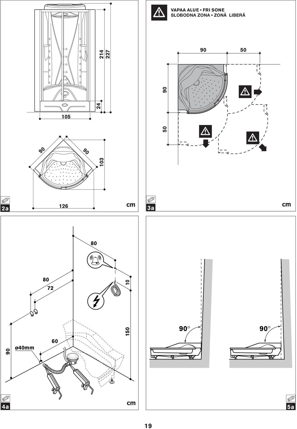 50 90 90 90 03 a 6 cm 3a cm 80