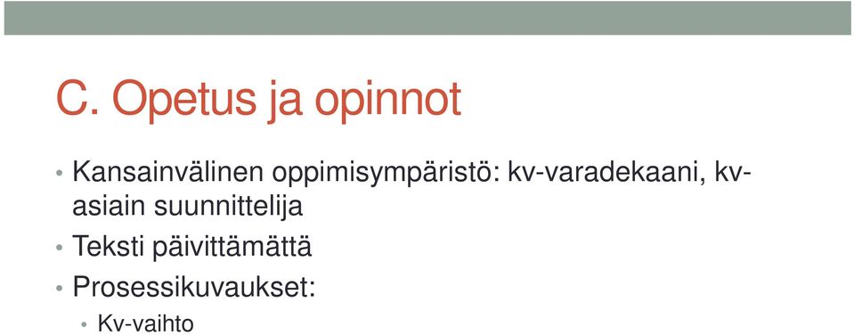 kvasiain suunnittelija Teksti