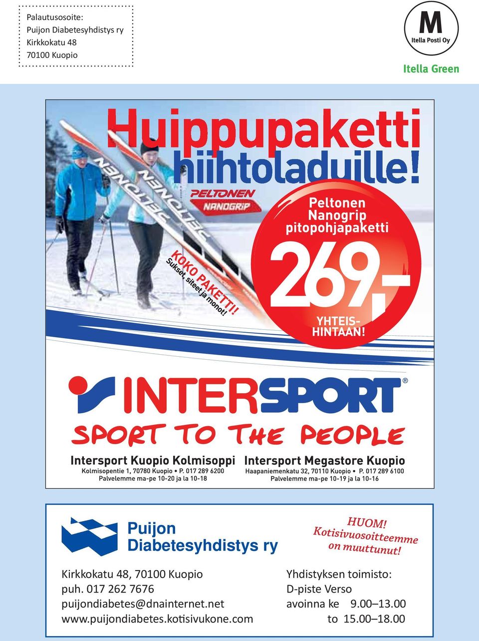 017 262 7676 puijondiabetes@dnainternet.net www.puijondiabetes.ko sivukone.