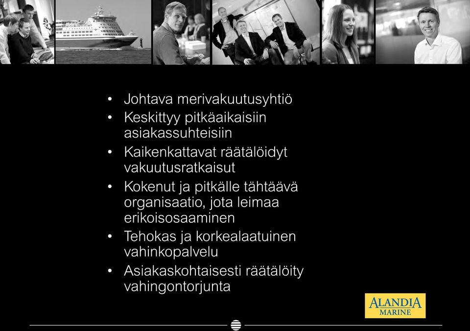 tähtäävä organisaatio, jota leimaa erikoisosaaminen Tehokas ja