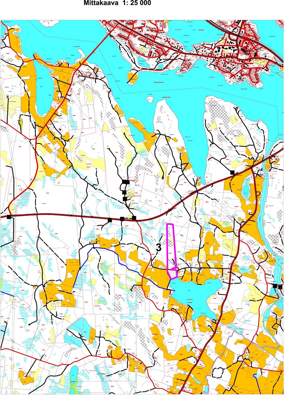 Puhdistamo Jytylä Roikolankylä Roikola Kajaani Pyörälä Saviranta Puterinniemi Tsasouna Museo SAARIJÄRVI Murronjoki Tuomikoski Varpula Puterinpuro Kuikanlahti Opola Riihikallio Kuismala Rinneaho