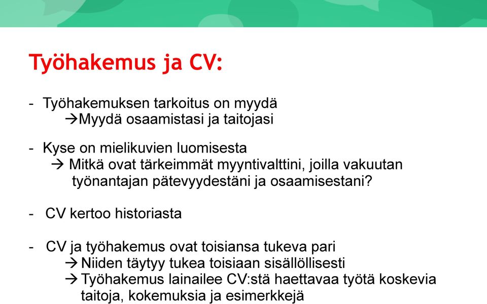 ja osaamisestani?