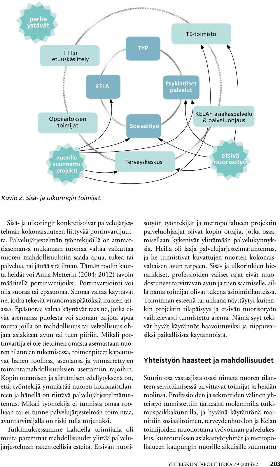 Palvelujärjestelmän työntekijöillä on ammattiasemansa mukanaan tuomaa valtaa vaikuttaa nuoren mahdollisuuksiin saada apua, tukea tai palvelua, tai jättää sitä ilman.