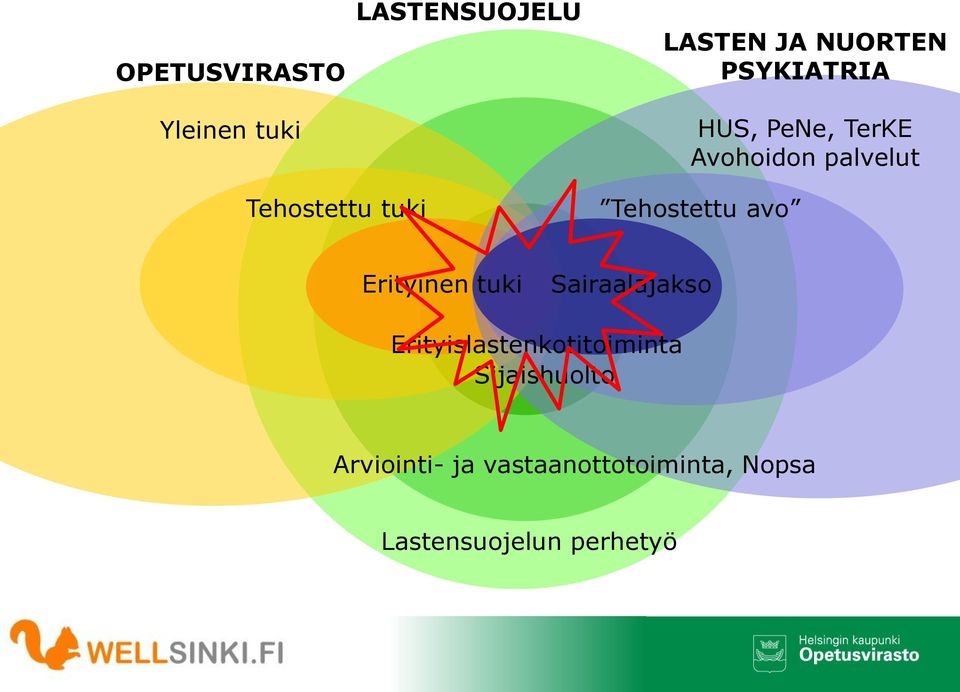 Tehostettu avo Erityinen tuki Sairaalajakso