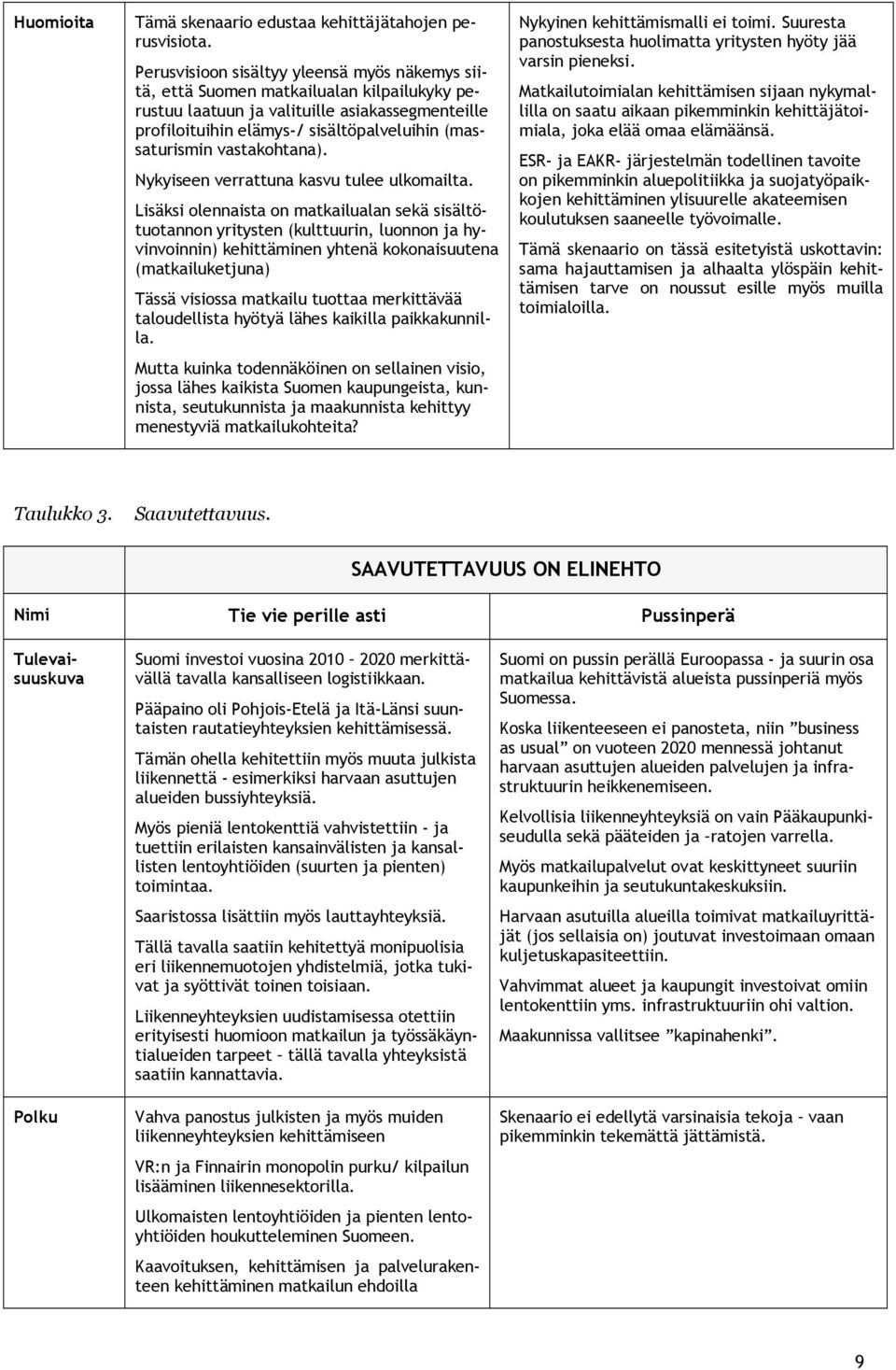 vastakohtana). Nykyiseen verrattuna kasvu tulee ulkomailta.