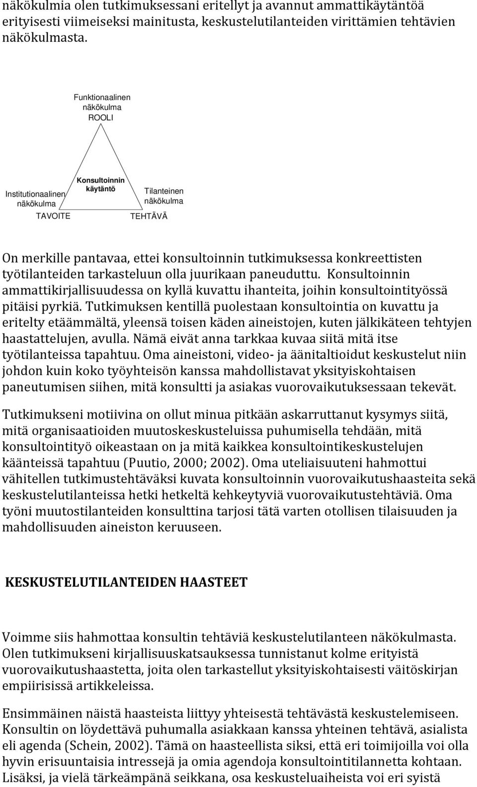 työtilanteiden tarkasteluun olla juurikaan paneuduttu. Konsultoinnin ammattikirjallisuudessa on kyllä kuvattu ihanteita, joihin konsultointityössä pitäisi pyrkiä.