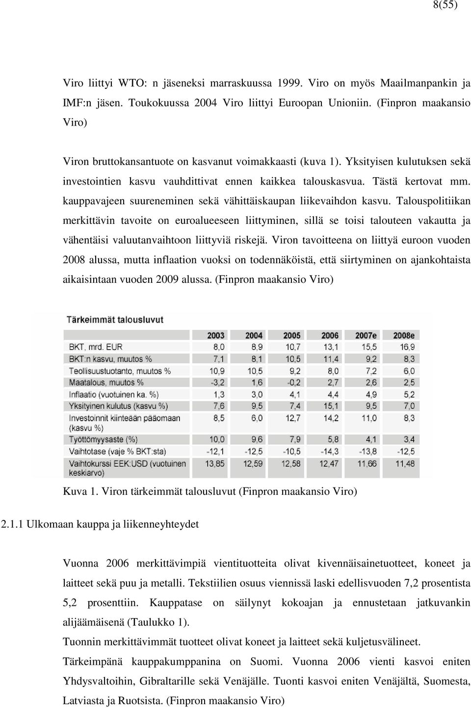 kauppavajeen suureneminen sekä vähittäiskaupan liikevaihdon kasvu.