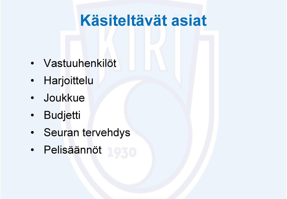 Harjoittelu Joukkue