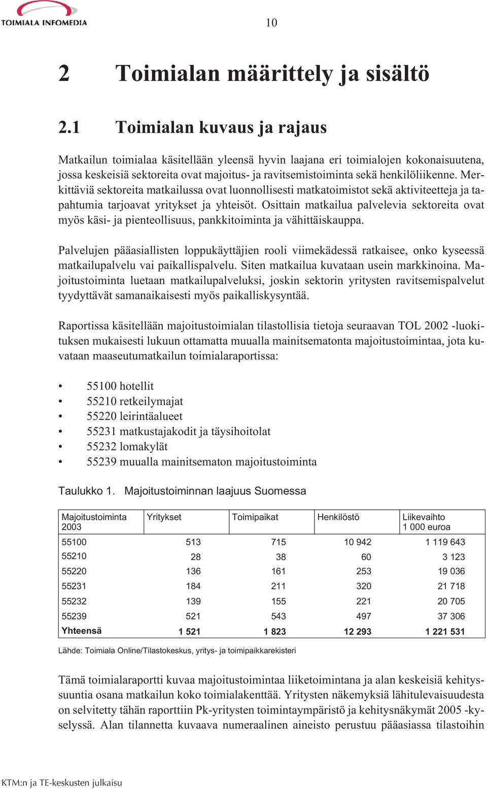 Merkittäviä sektoreita matkailussa ovat luonnollisesti matkatoimistot sekä aktiviteetteja ja tapahtumia tarjoavat yritykset ja yhteisöt.