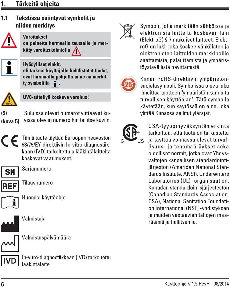 Suluissa olevat numerot viittaavat kuvissa oleviin numeroihin tai itse kuviin.