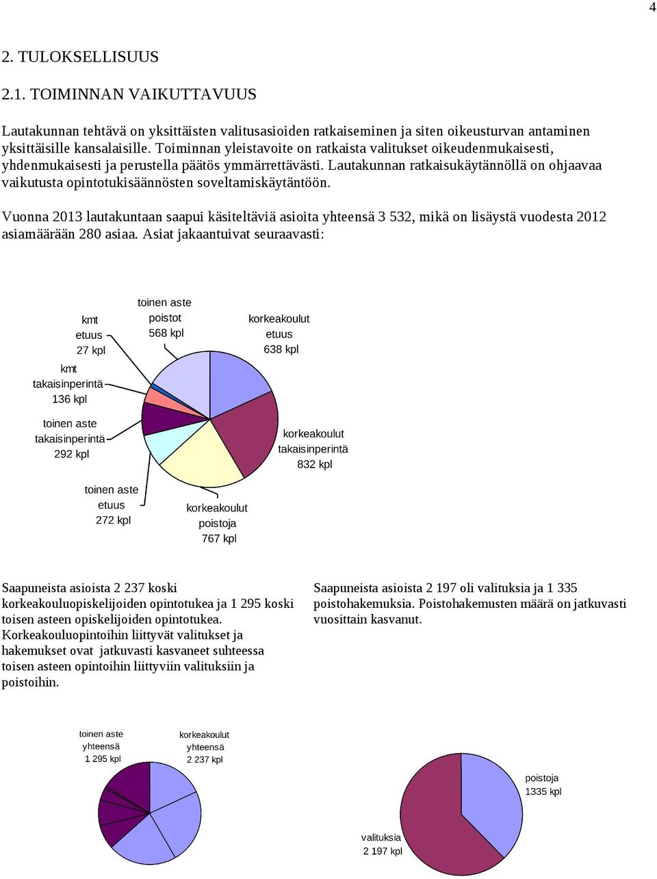 Lautakunnan ratkaisukäytännöllä on ohjaavaa vaikutusta opintotukisäännösten soveltamiskäytäntöön.