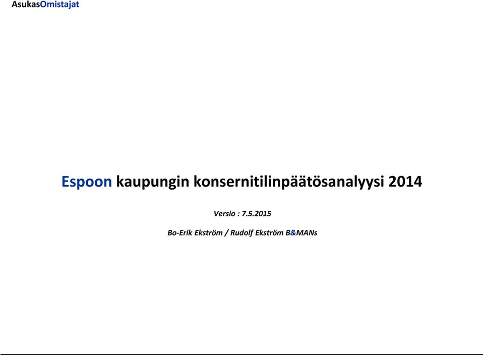 2014 Versio : 7.5.