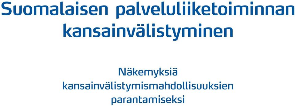 kansainvälistyminen