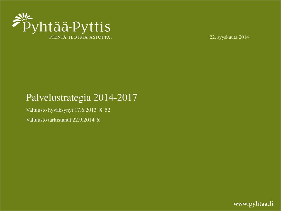 Valtuusto hyväksynyt 17.6.