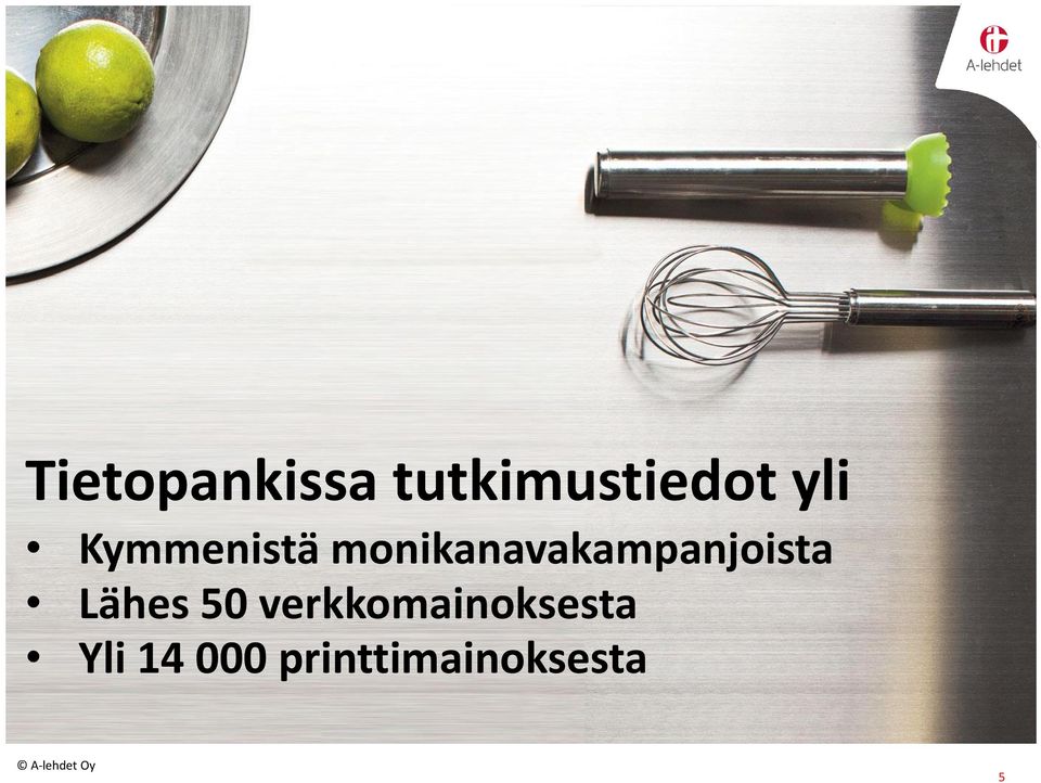 monikanavakampanjoista Lähes 50