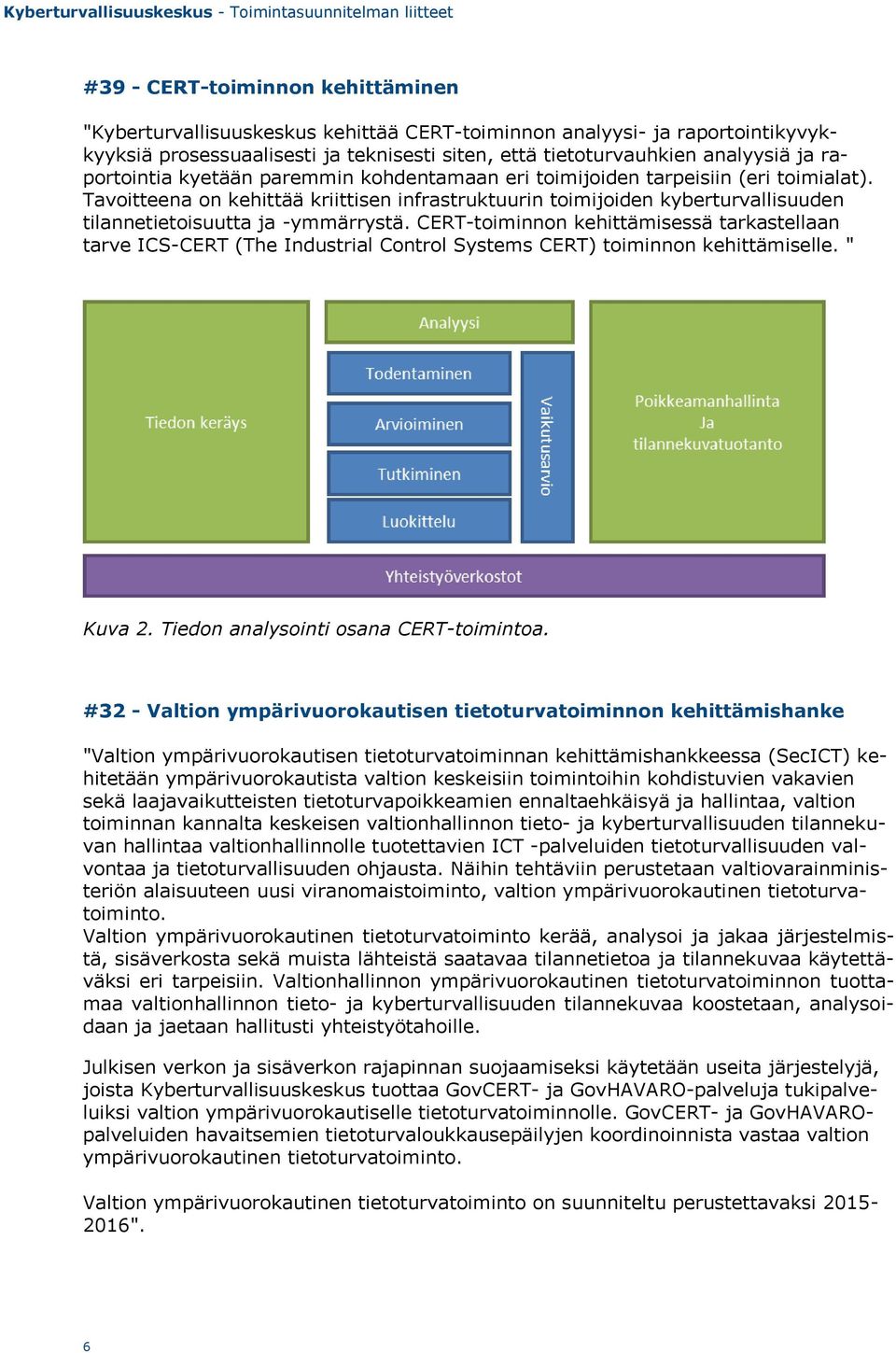 Tavoitteena on kehittää kriittisen infrastruktuurin toimijoiden kyberturvallisuuden tilannetietoisuutta ja -ymmärrystä.