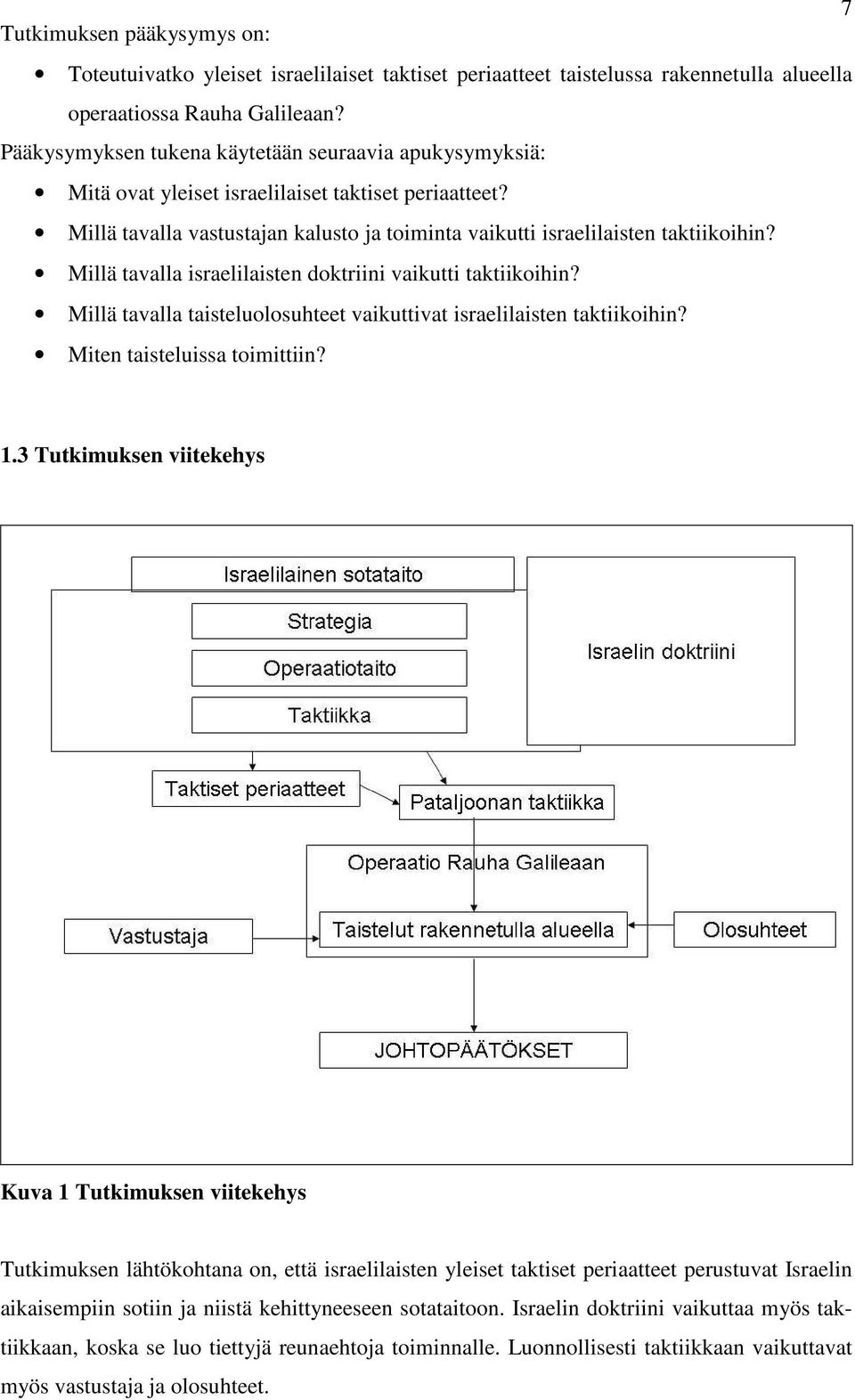 Millä tavalla israelilaisten doktriini vaikutti taktiikoihin? Millä tavalla taisteluolosuhteet vaikuttivat israelilaisten taktiikoihin? Miten taisteluissa toimittiin? 1.