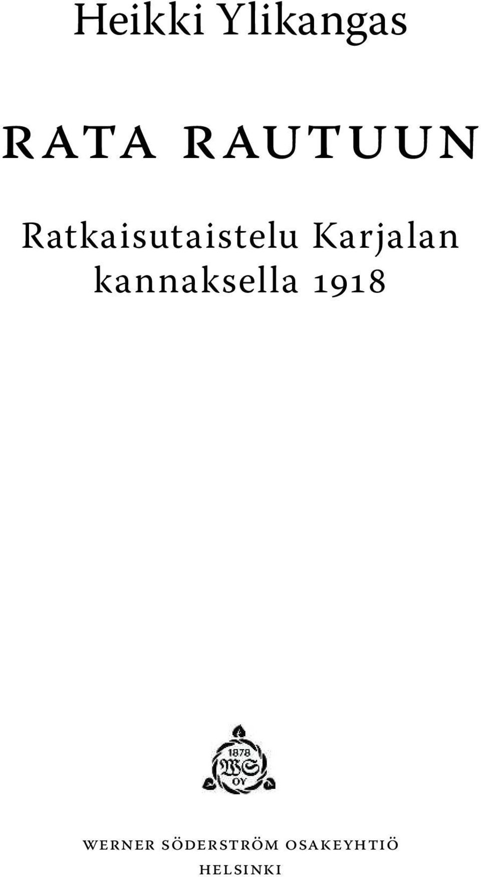 Karjalan kannaksella 1918