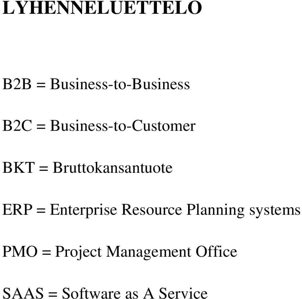 = Enterprise Resource Planning systems PMO =