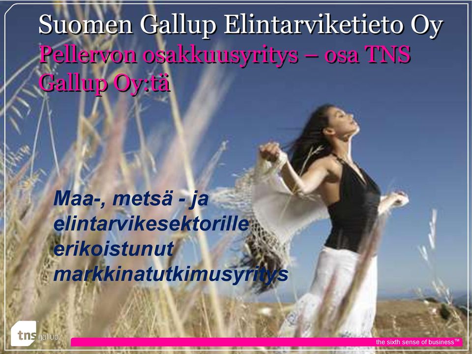 Gallup Oy:tä Maa-, metsä - ja