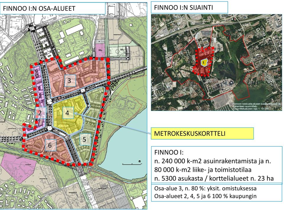 80 000 k-m2 liike- ja toimistotilaa n.