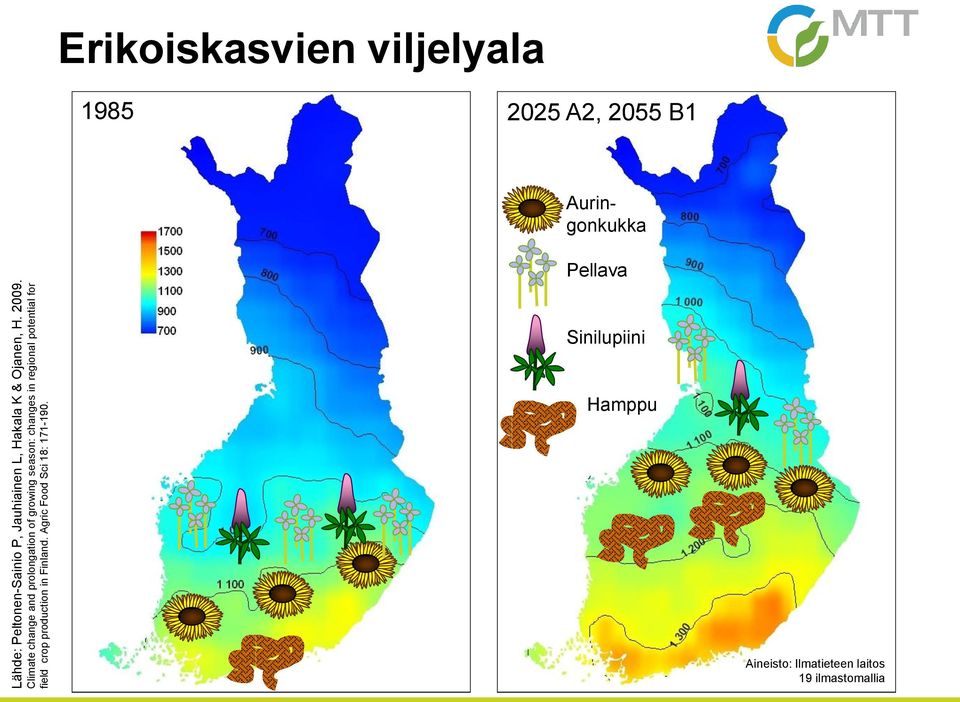 field crop production in Finland. Agric Food Sci 18: 171-190.