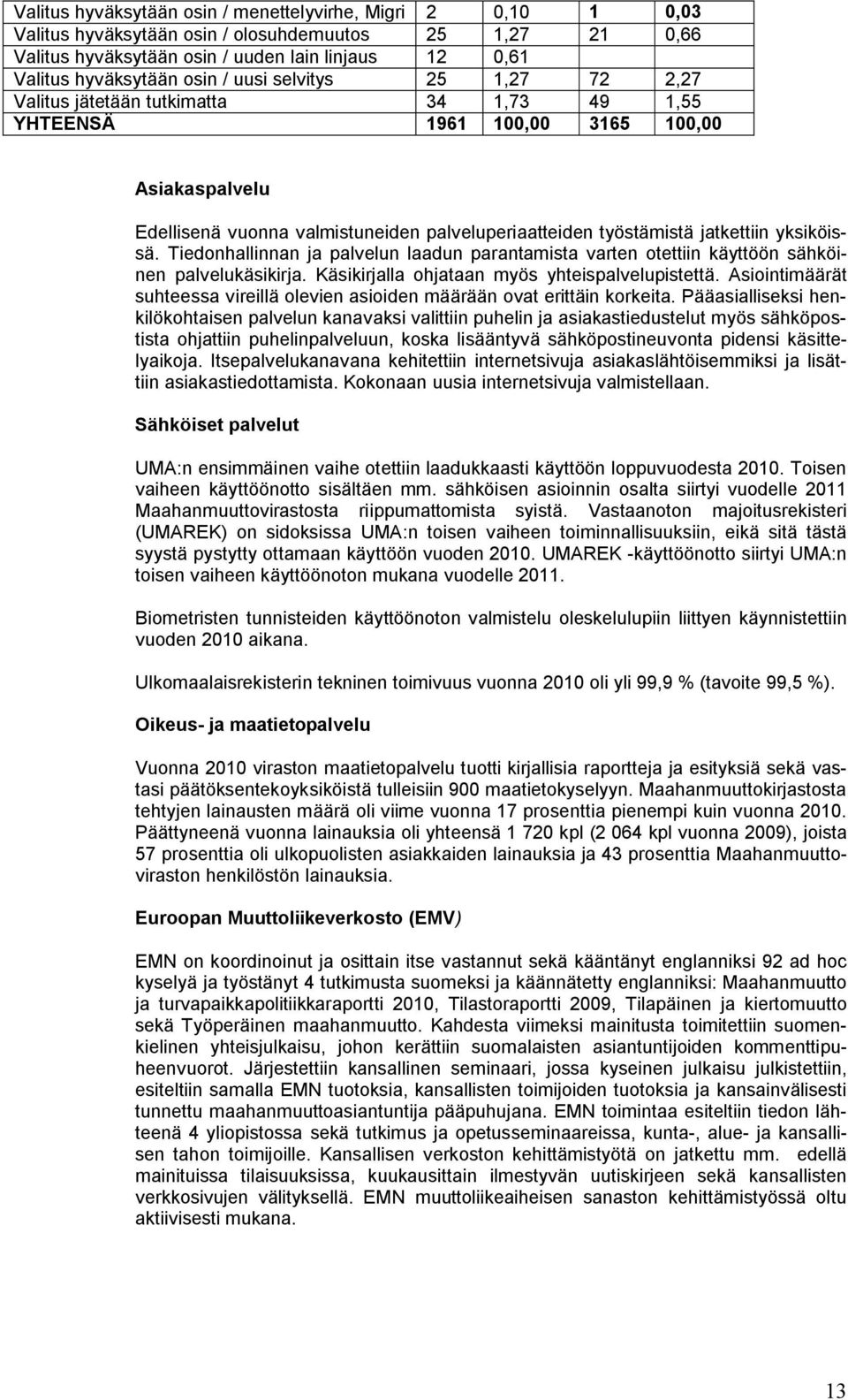 jatkettiin yksiköissä. Tiedonhallinnan ja palvelun laadun parantamista varten otettiin käyttöön sähköinen palvelukäsikirja. Käsikirjalla ohjataan myös yhteispalvelupistettä.