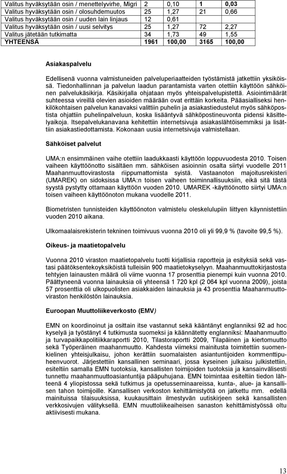 jatkettiin yksiköissä. Tiedonhallinnan ja palvelun laadun parantamista varten otettiin käyttöön sähköinen palvelukäsikirja. Käsikirjalla ohjataan myös yhteispalvelupistettä.