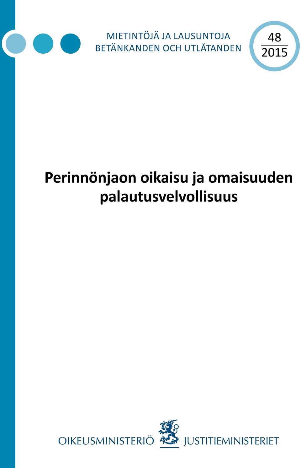 48 2015 Perinnönjaon oikaisu