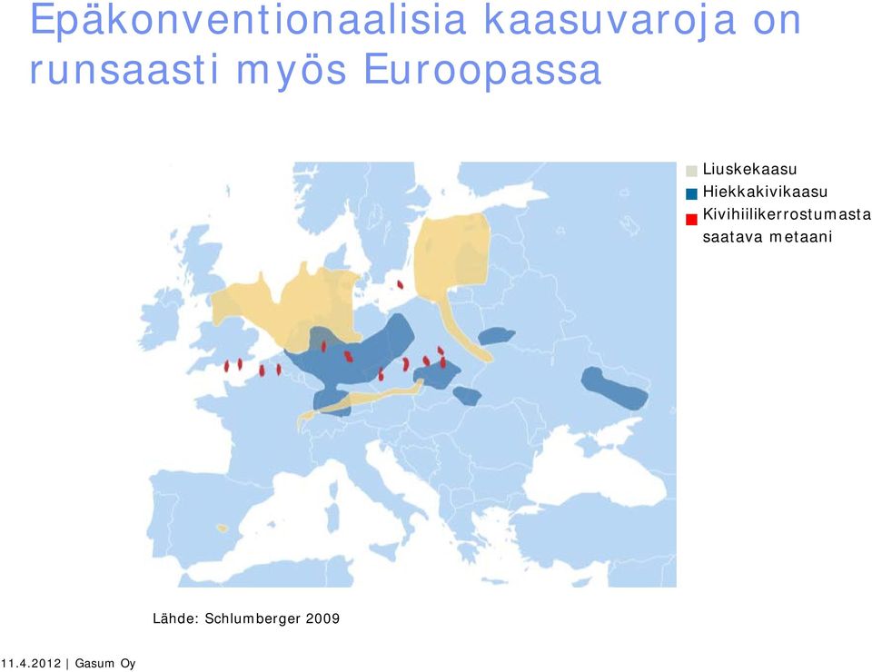 Hiekkakivikaasu Kivihiilikerrostumasta