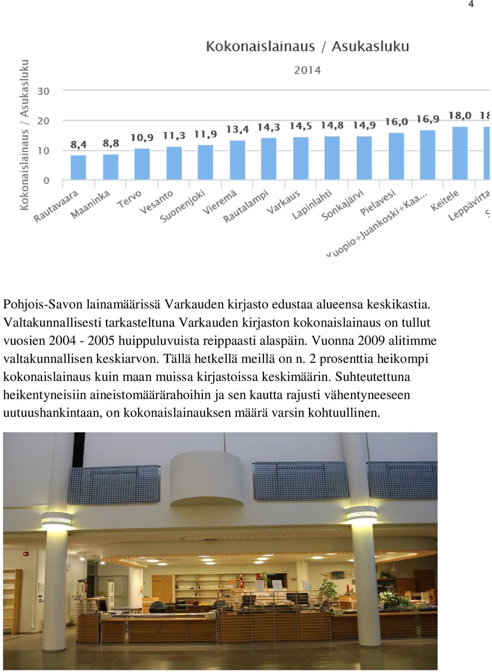 Vuonna 2009 alitimme valtakunnallisen keskiarvon. Tällä hetkellä meillä on n.