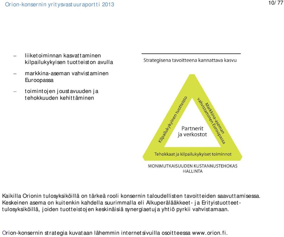 saavuttamisessa.