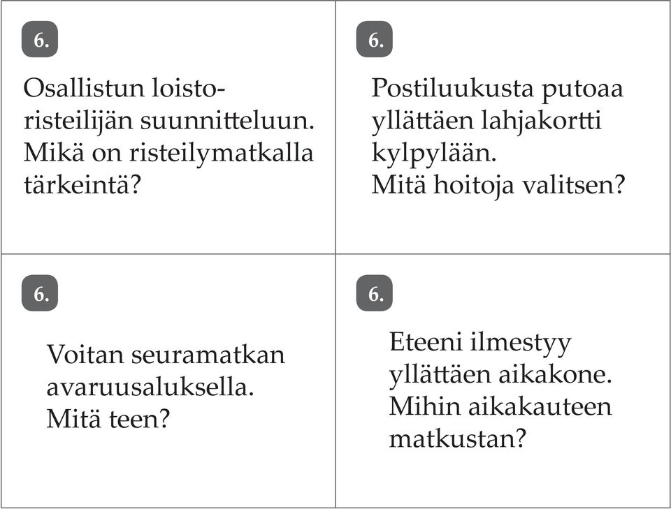 Postiluukusta putoaa yllättäen lahjakortti kylpylään.