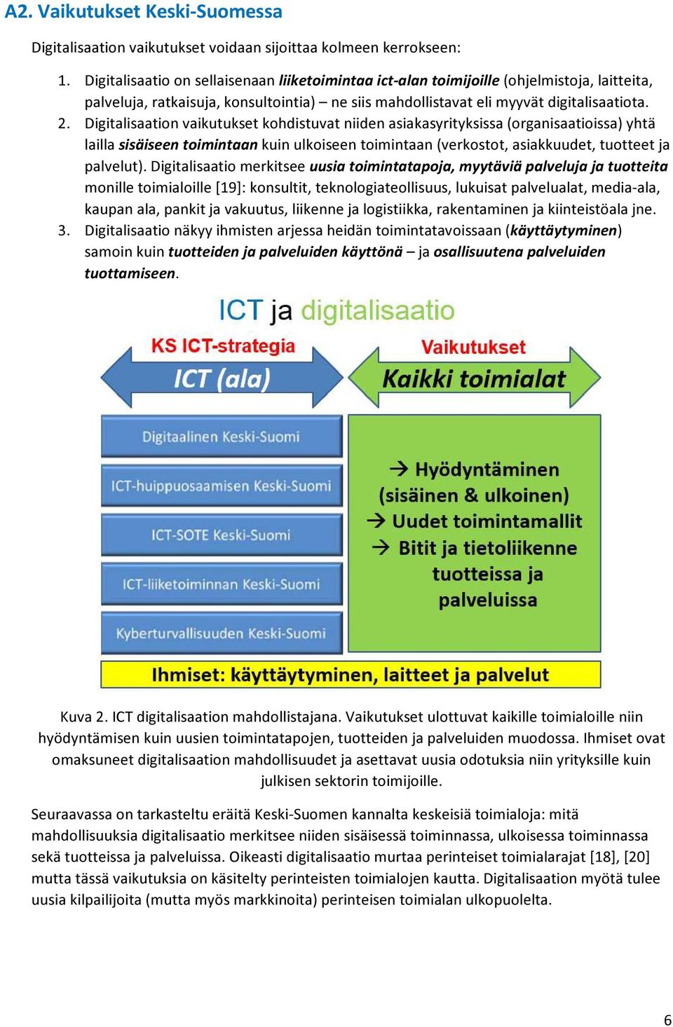 Digitalisaation vaikutukset kohdistuvat niiden asiakasyrityksissa (organisaatioissa) yhtä lailla sisäiseen toimintaan kuin ulkoiseen toimintaan (verkostot, asiakkuudet, tuotteet ja palvelut).